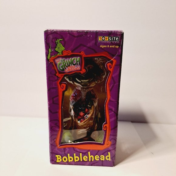 VTG Dr. Seuss How The Grinch Stole Christmas Grinch Bobblehead 2002 by ToySite - Picture 3 of 11